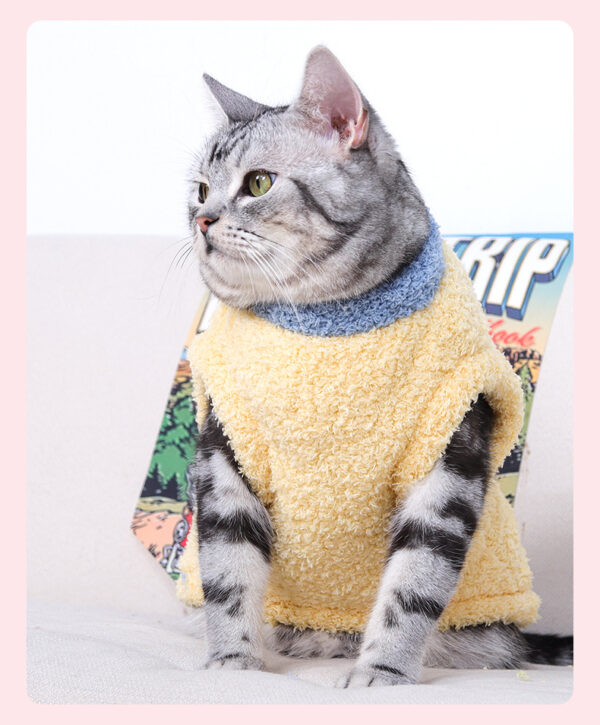 Polar Fleece Cat Vest – Soft, Warm, and Lightweight - Image 3