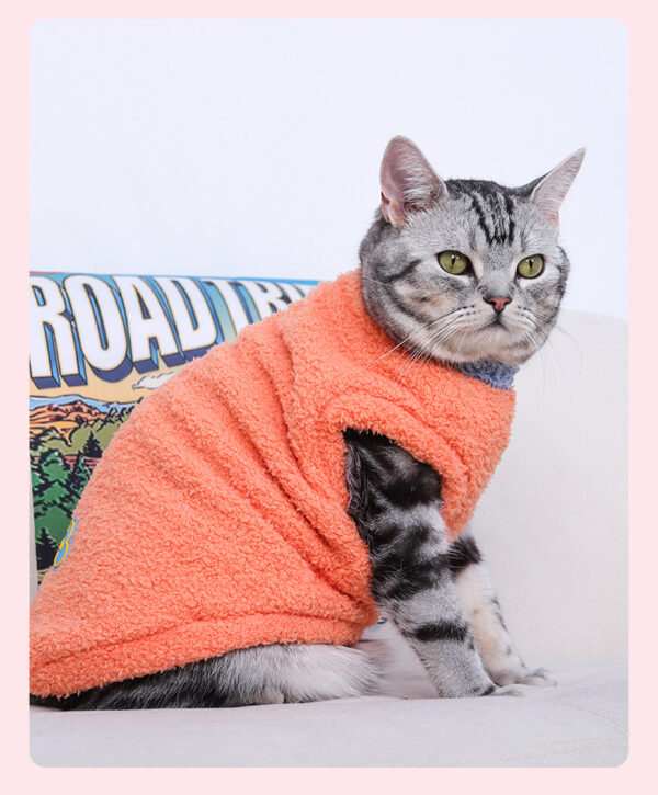 Polar Fleece Cat Vest – Soft, Warm, and Lightweight - Image 2