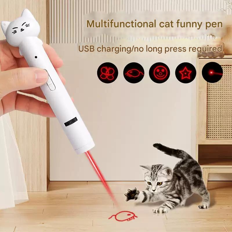 Rechargeable Multi-Pattern Cat Laser Pointer