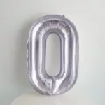 Large Purple Number Balloon for Pet Birthday