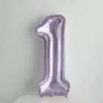 Large Purple Number Balloon for Pet Birthday
