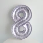 Large Purple Number Balloon for Pet Birthday