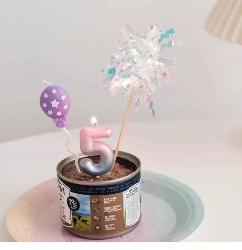 Creative Pet Birthday Candle for Cats and Dogs