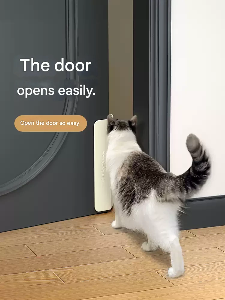  Let your cat come and go freely with this smart door insert