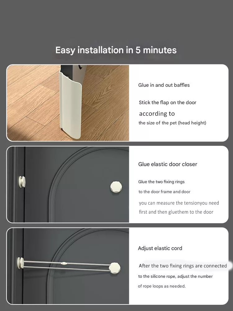  Let your cat come and go freely with this smart door insert
