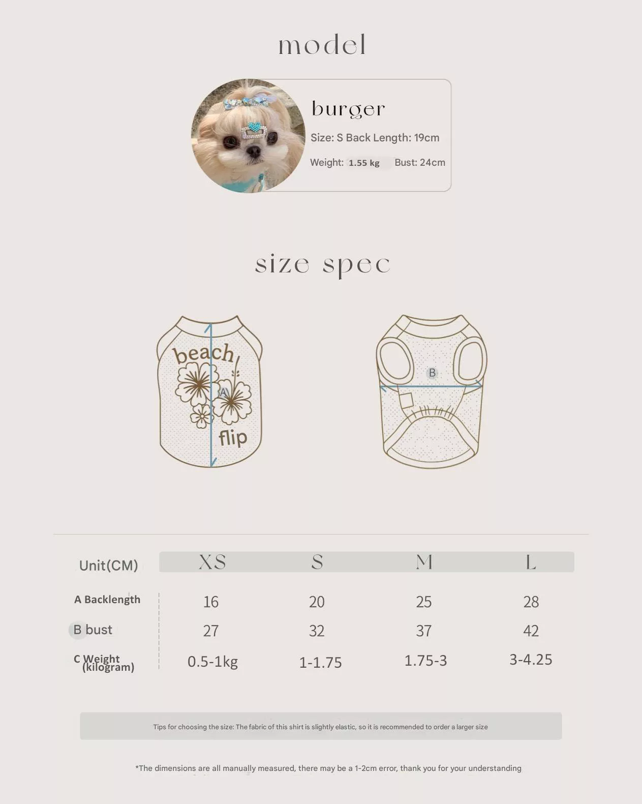 Island Holiday Summer Dog Outfit – Breathable & Cute for Small Breeds