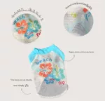Island Holiday Summer Dog Outfit – Breathable & Cute for Small Breeds