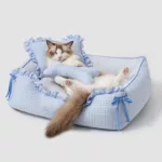 Small Pet Bed – Cozy, Washable, Year-Round Use