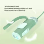 Hands-free pet blow dryer with high-speed motor