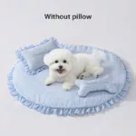 Round pet mat for all seasons