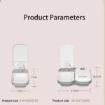 Wireless automatic pet feeder for cats and dogs with wet food freshness and scheduled feeding